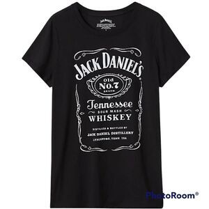 00X 10W Black Jack Daniel's Liquor Tee Tennessee Whiskey Classic Party Torrid